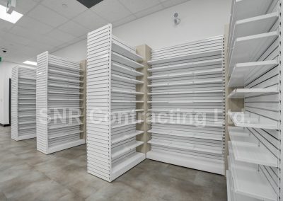 Pharmacy Metal Shelves